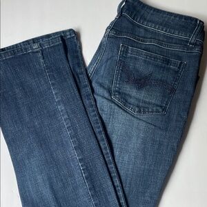 Wrangler Women's Dark Blue Straight Legged Jeans